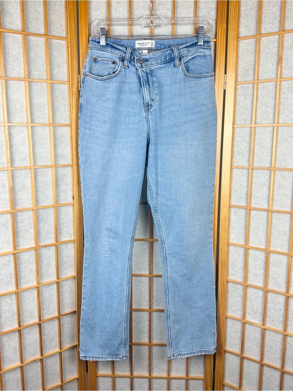 Abercrombie & Fitch Curve Love 90s Slim Straight Ultra High Rise Jeans 29 / 8S